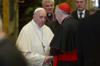 Papa Francesco e il Segretario di Stato Pietro Parolin