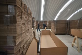 Industria produzione del cartone