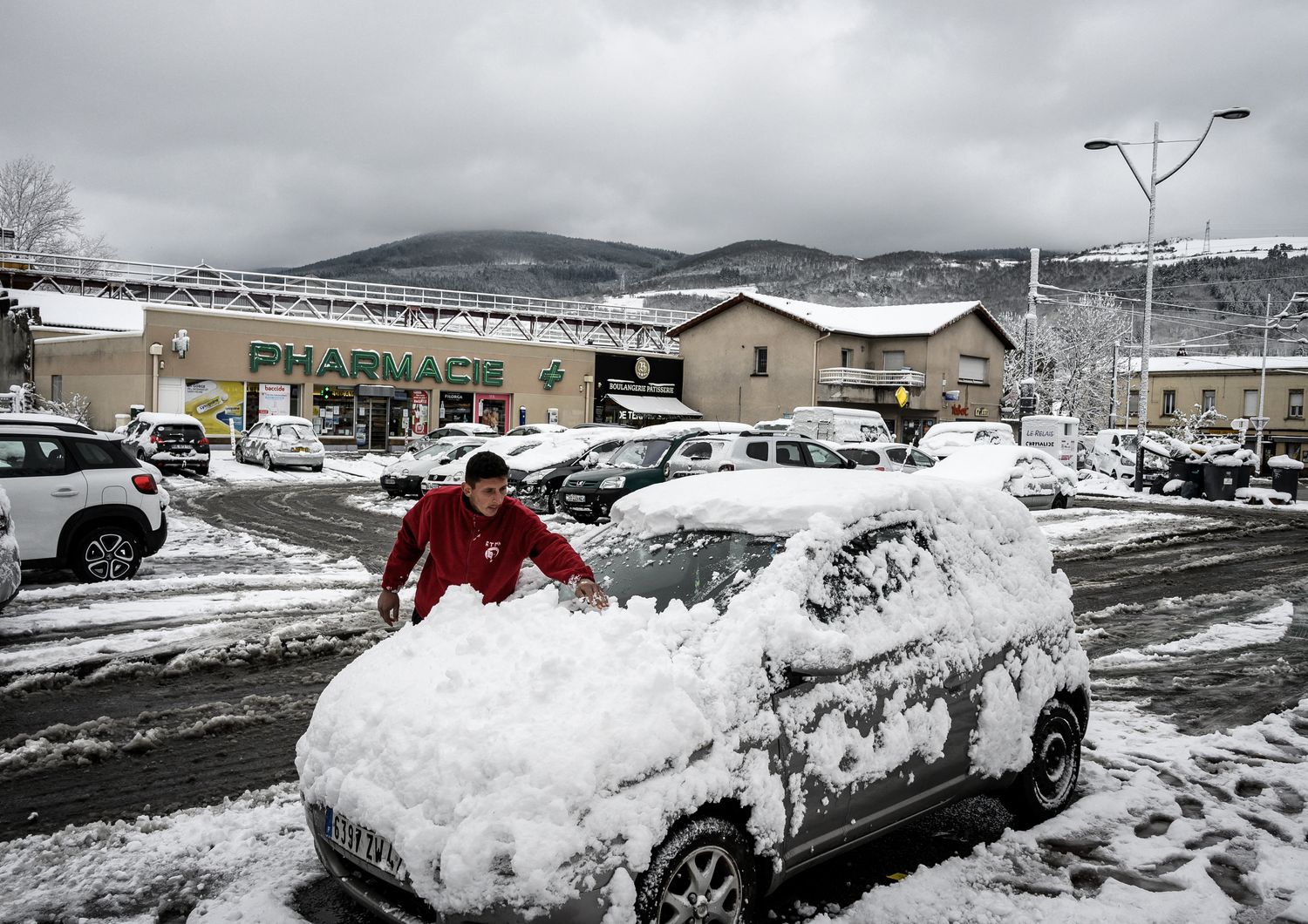 Nevicata in Francia