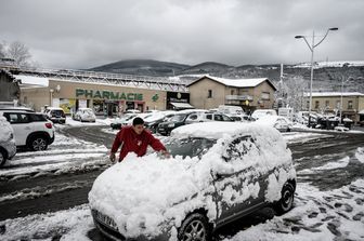 Nevicata in Francia