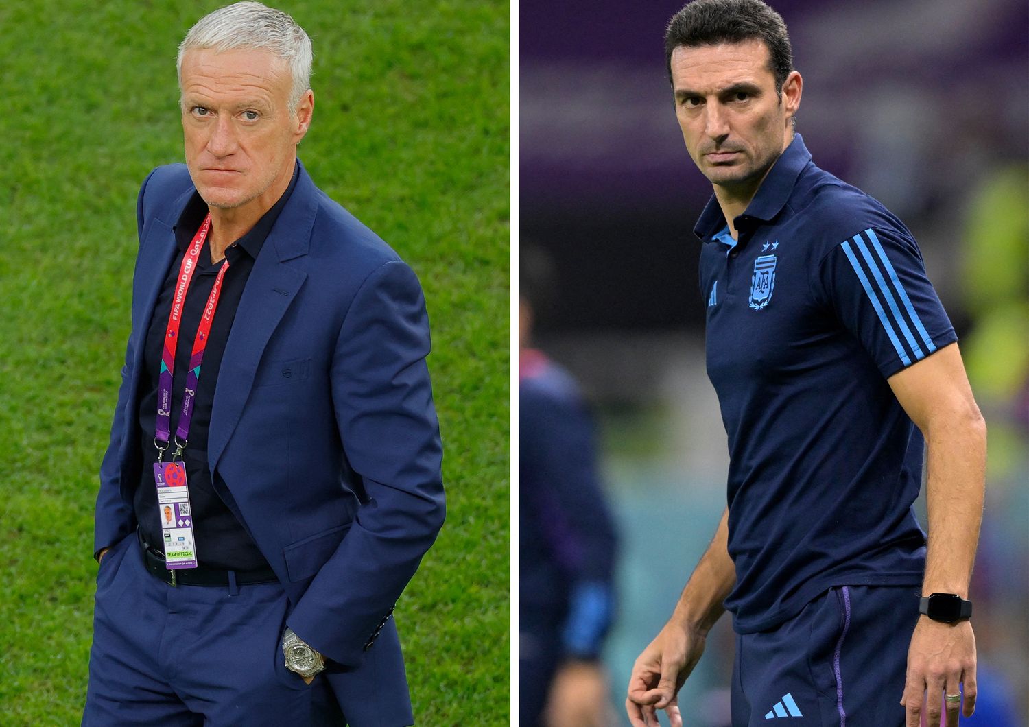 Didier Deschamps e Lionel Scaloni