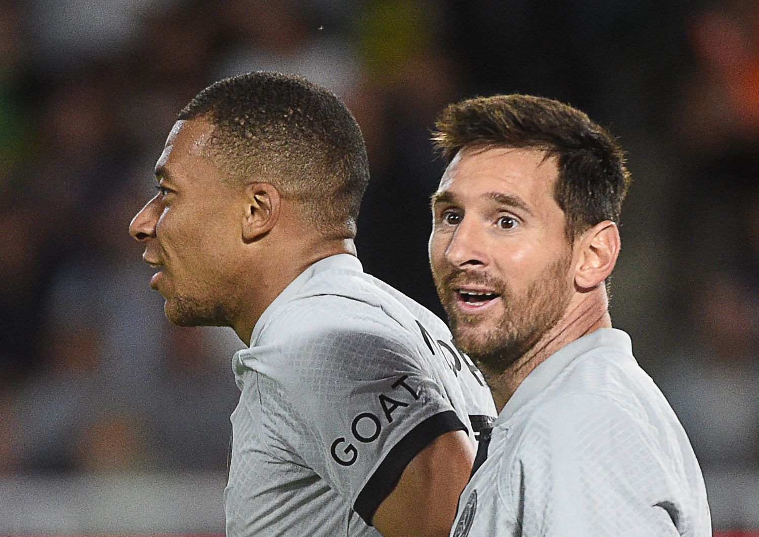 Mbapp&eacute; e Messi