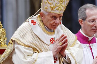 Il Papa emerito Benedetto XVI in Vaticano il 6 gennaio 2013&nbsp;