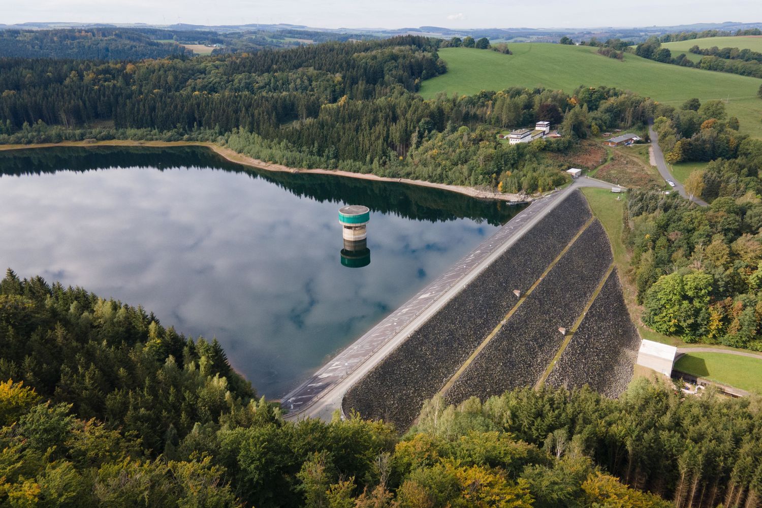 Diga di Lichtenberg, in Germania