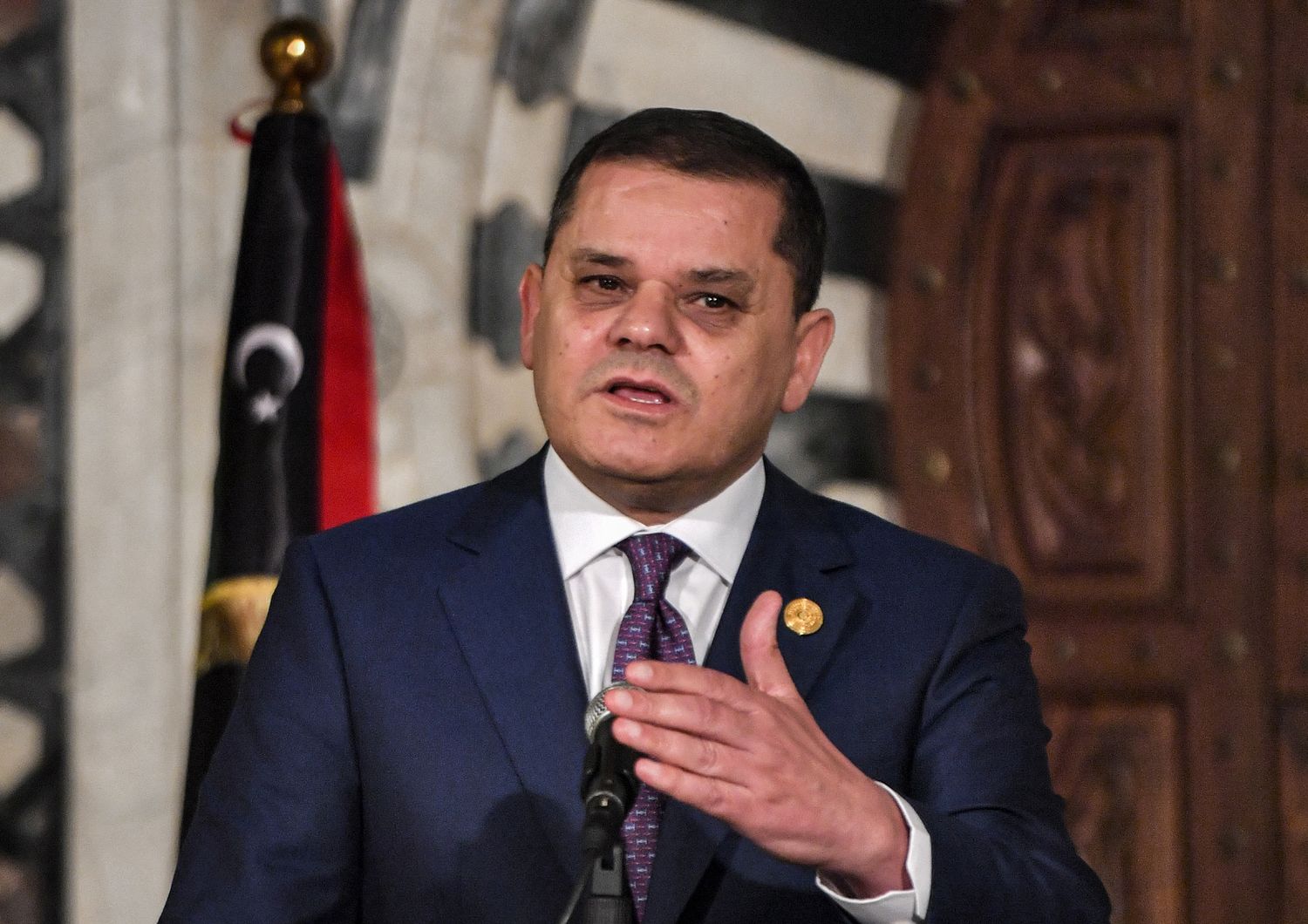 Il primo ministro libico di Tripoli Abdulhamid Dbeibah&nbsp;