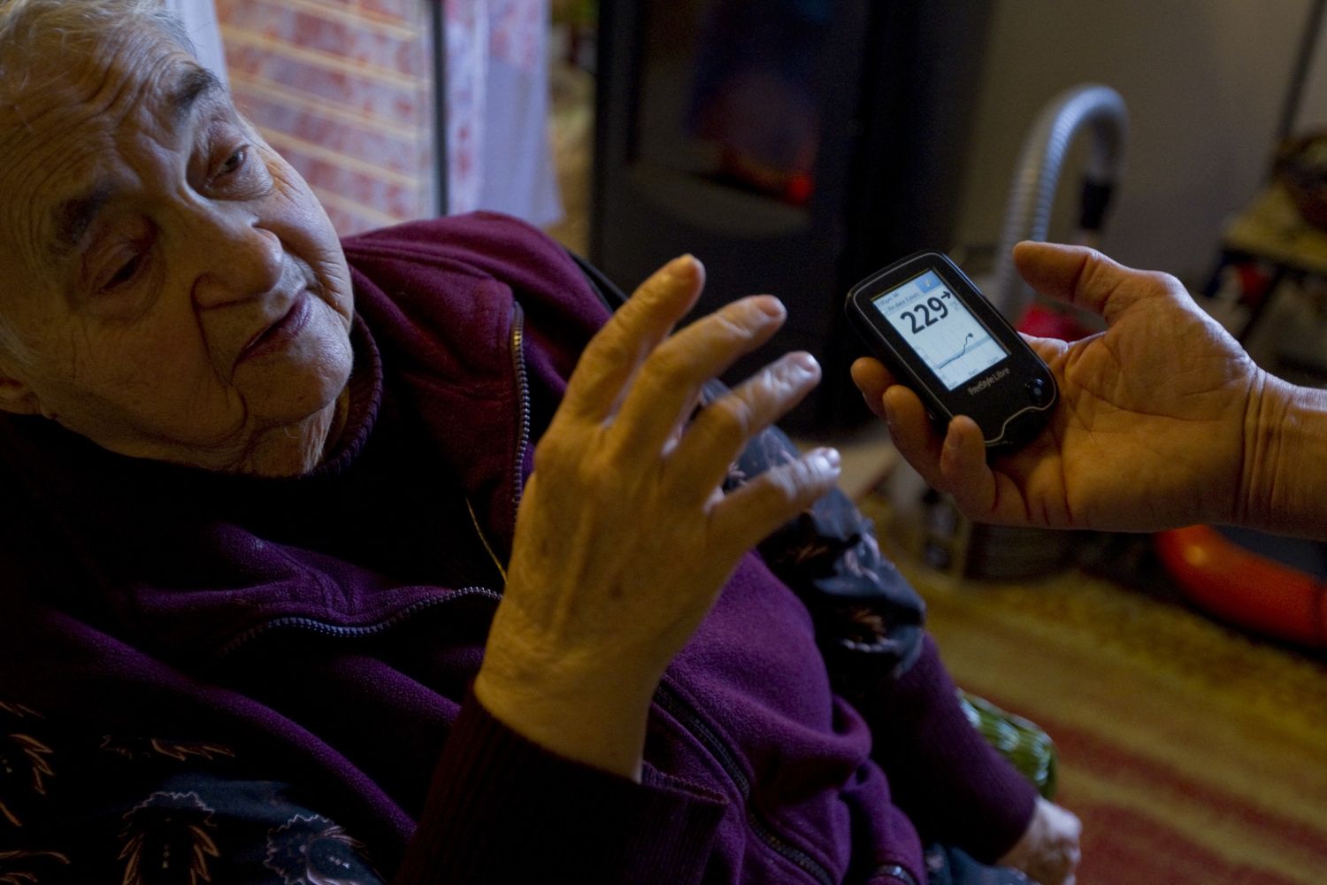 Anziano malato di Covid