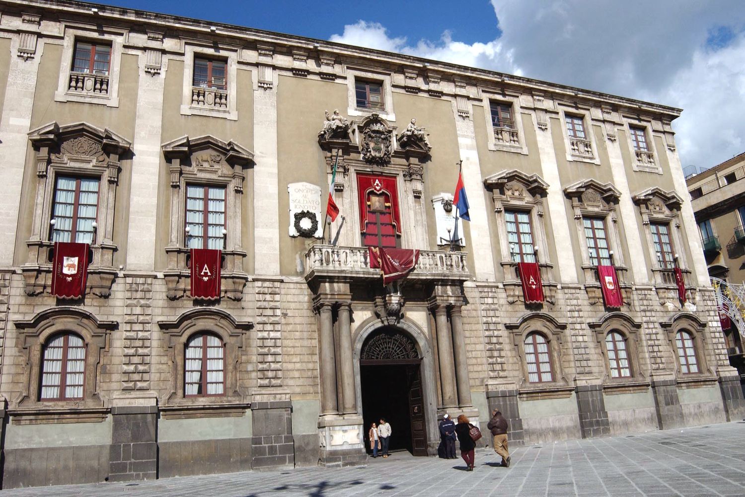 La sede del Comune di Catania&nbsp;