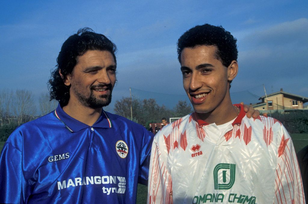 Con il figlio di Gheddafi