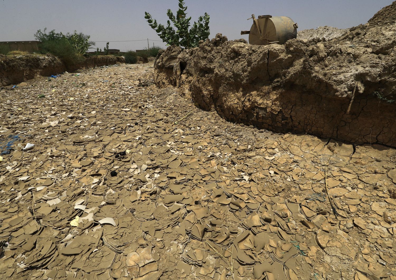 Residui dell'estrazione dell'oro in Sudan