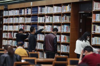 Una biblioteca in Cina