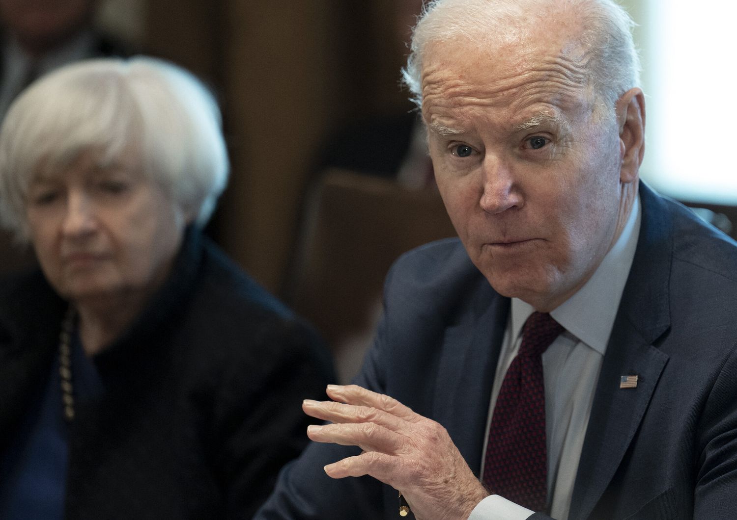 Janet Yellen e Joe Biden