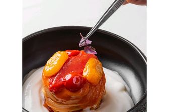 Lo spaghetto al pomodoro del ristorante Palazzo Acampora di Agerola&nbsp;