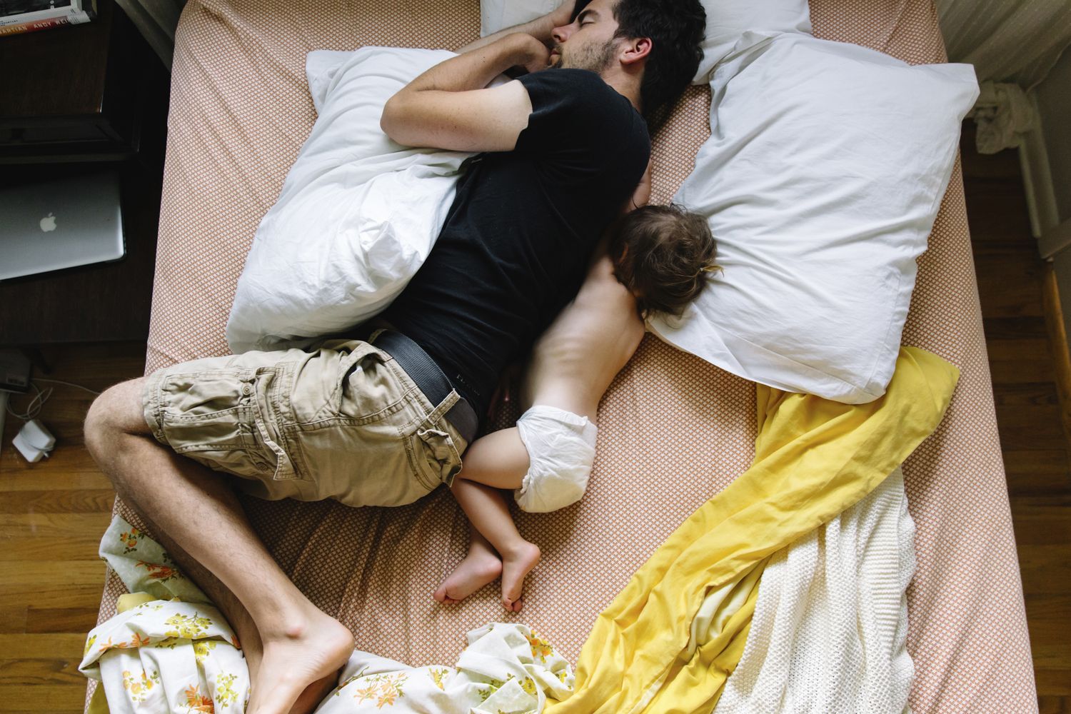 Genitore, sonno, bambino