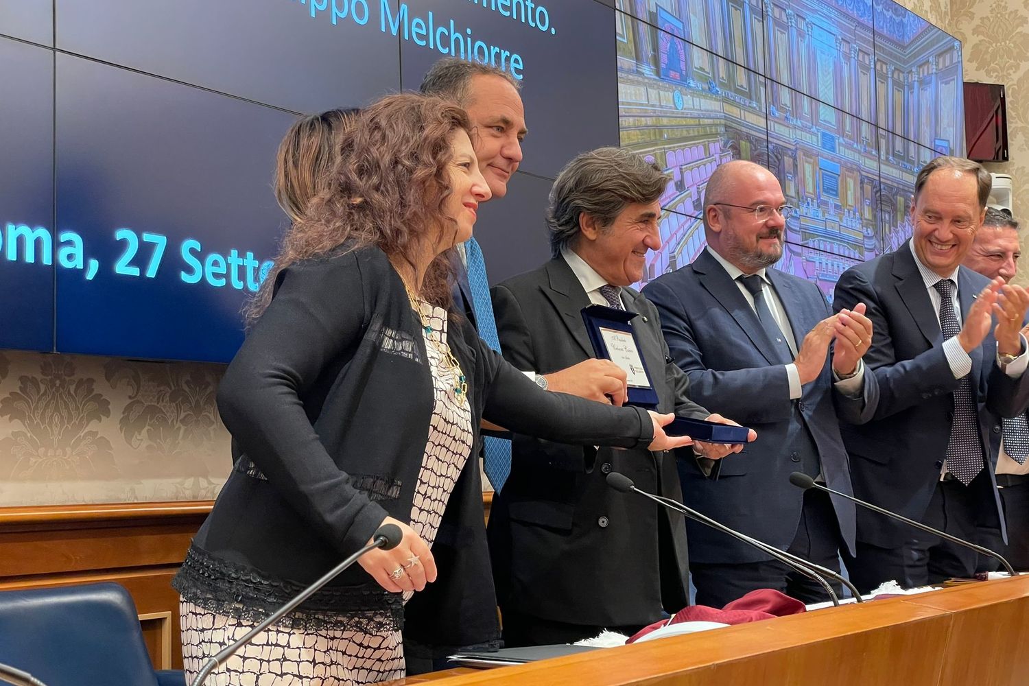 Urbano Cairo al Senato per presentare il Club Torino in Parlamento