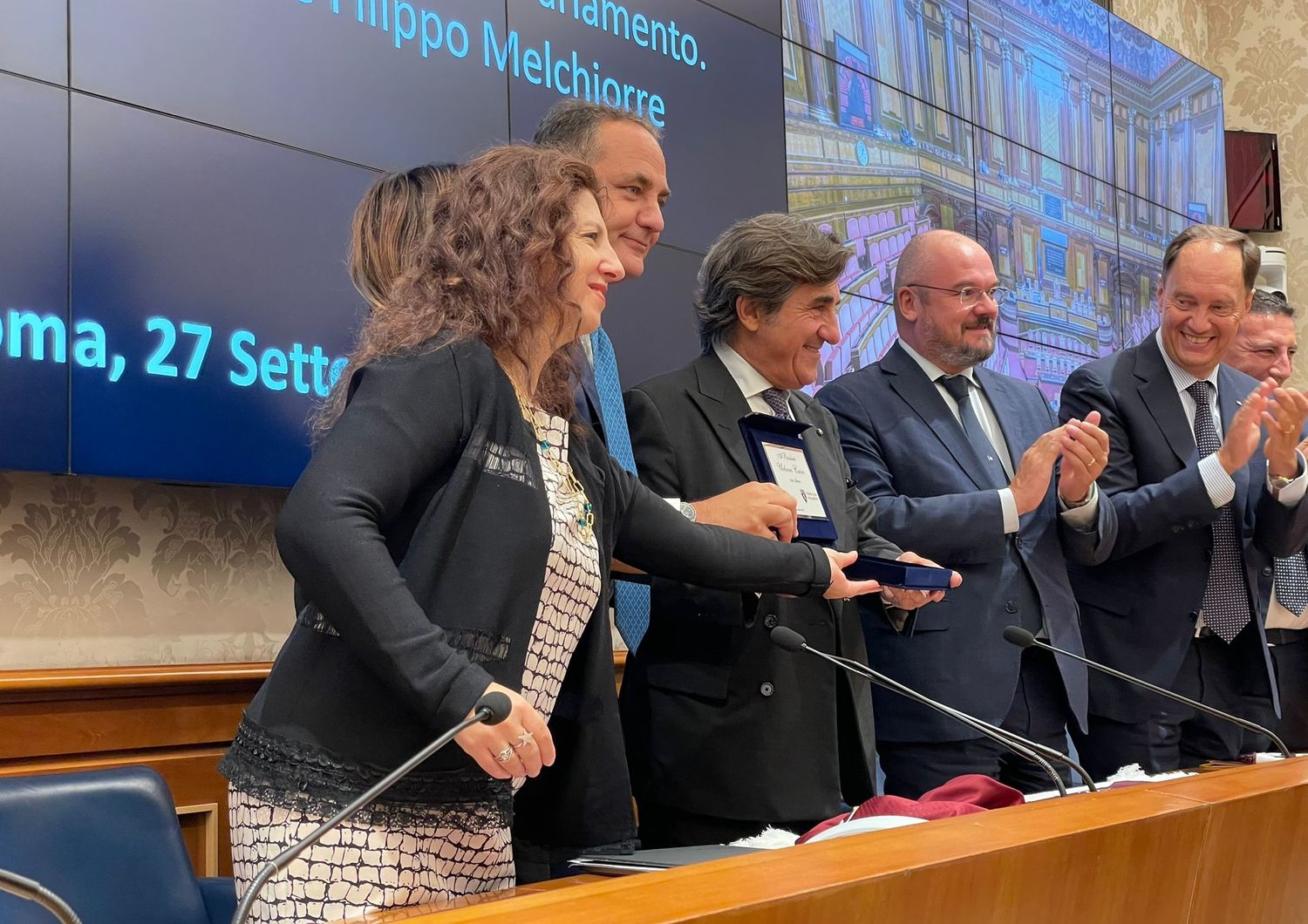 Urbano Cairo al Senato per presentare il Club Torino in Parlamento