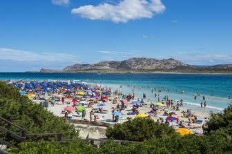 Turismo in Italia, Sardegna spiaggia La Pelosa&nbsp;